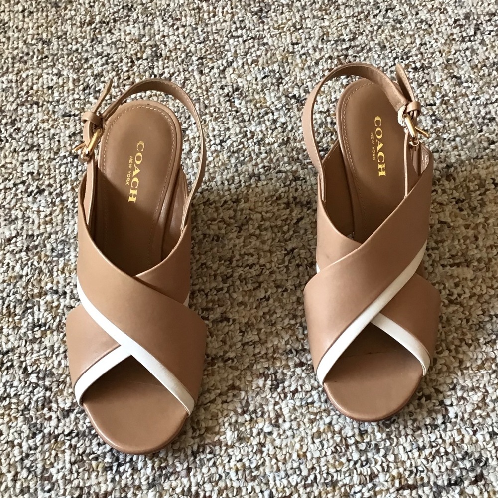 Coach wedge heel